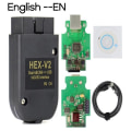 Miniatyrbillede 1 af 5: VCDS X2 22.3 HEX CAN USB Bil Interface ATMEGA162+16V8+FT232RQ Flersproget 21.3 21.9 V22.3.2 VAS-ODIS 5054A 6 154 Engelsk