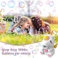 Miniatyrbild 2 av 5: Bubbelmaskin för Barn, Automatisk Bubbelblåsare Leksak för Pojke Flicka Småbarn, Enhörning Bärbar Bubbelblåsare med Bubbelvätska för Inomhus Utomhus