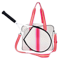 Miniatyrbilde 1 av 2: Tennisbag Tennis Ryggsekk, Store Tennisbagger for Kvinner white