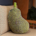 Pikkukuva 1 / 5: 35-55 cm Eläväiset Hedelmäpehmolelut Simuloitu Omena Vesimeloni Mlemon Lychee Ango Mansikka Ananas Durian Täytetty Tyyny Jackfruit  A 35-55cm