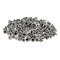 Miniatyrbilde 2 av 5: 100 stk. Pigger Kjegle Nagler Metall 10mm Spots Nagle Kjegle Skru Nagler Lær Håndverk DIY Håndverk Rock Klær Håndarbeid Tilbehør Black-Silver
