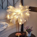 Miniatyrbillede 1 af 5: Fjeder Bordlampe Natlampe Batteridrevet LED Bordlampe Til Soveværelse Stue Fest Bryllup Midtpunkt Jul Valentinsdag WH