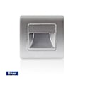 Miniatyrbillede 1 af 5: Indbygget LED Vægskinne PIR Bevægelsessensor Trappe Lys AC85-265V Trinlys Gangbelysning Indendørs Vægskinne Silver Sensor