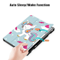 Miniatyrbild 5 av 5: Läder Smart Tablet Fodral För Lenovo Tab M10 10.1 3:e Generationen Rainbow Unicorn