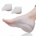 Pikkukuva 1 / 5: Hanki pidemmät sukat Geeli-kantapäät Lisääntynyt pituus Kengänpohjalliset 4cm valkoinen