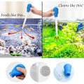 Miniatyrbilde 5 av 6: Manuell fisketank vannbytter akvariedråpe, 2 stk 30 ml akvarium ren pipette dråpe, fisketank rengjøring avfallsfjerner, akvarium rengjøring sugerør
