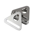 Miniatyrbilde 2 av 5: 10 stk Justerbar Trekant med Stang Svingbar Klips D Dee Ring Spenne Støpt 25mm