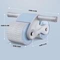 Miniatyrbillede 2 af 3: Automatisk Tilbagefjedrende Ab Hjul, Fitness Automatisk Tilbagefjedrende Abdominal Hjul Til Mænd Kvinder, Ab Roller Hjul Til Abdominal Øvelser Fitness