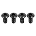Miniatyrbillede 3 af 5: Knap M5 X 10mm Hex Hovedskrue Sort 50