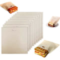 Miniatyrbillede 2 af 5: 20 Non-stick Toastposer, Genanvendelige Glutenfri Toastposer 16cm*18cm