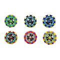 Miniatyrbillede 1 af 5: 1/2/6 stk. Gnistrende Spindeltop Stressaflastning Bærbar Lysende Gyro Kollision Gnister Lysende Gyroskop 6pcs Mix Color