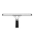 Miniatyrbilde 1 av 5: Profesjonell vindusnal med gummileppe, langt håndtak, baderomsdusj, vindusvisker, glassrengjøringsverktøy black 30cm