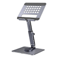 Miniatyrbillede 1 af 5: Tablet Stativ Bordophøjer 360 Rotation Multi-Vinkel Højdejusterbar Foldbar Holder Dock Til Xiaomi iPad Tablet Laptop gray