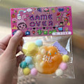 Miniatyrbillede 1 af 7: NYT Fidget Legetøj Mini Squishy Legetøj Kawaii Plys Kattepote Terning Stre E