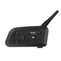 V6 Plus Bluetooth Motorcykelhjälm Headset med 1500M BT Intercom Kommunikatör för 6 Förare Vatten