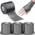 Miniatyrbillede 1 af 5: 3 stk. Atletisk Forbind Tape til Sport Forbind Tape 2,75 tommer x 30 yards black