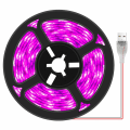 Miniatyrbild 1 av 5: LED växtbelysningsremsor Vattentät klippbar remsa USB växtlampa för inomhusväxter Suckulenter Hydroponics Växthus 1m