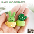 Pikkukuva 5 / 5: 4 kpl auton kojelaudan koristeita, Mini Cactus Pond Cactus -patsas