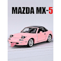 Miniatyrbillede 5 af 5: 1/32 Mazda Mx-5 Miniature Diecast Mx5 Roadster Legetøjsbilmodel Lyd Lys Døre Åbnelige Samling Gave Til Børn Dreng Kid Boris Blue