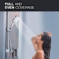 Miniatyrbilde 6 av 6: Dusjhode, høytrykksdusjhode med 6 moduser, kun dusjhode, universelt vannsparende stort dusjhode Silver Shower Head and Hose