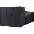 10-pack extra stora presentpåsar 40*28*12 cm svarta presentpåsar för män bröllopspresentpåsar svarta papperspåsar-FA-