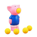 Miniatyrbillede 1 af 3: Anti Stress Sød Squishy Legetøj Skydespil Legetøj Med Skumbolde Popper Legetøj Pig