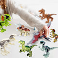 Pikkukuva 3 / 5: 8x Jurassic World Dinosaur T-rex -hahmoja Rakennussarja Leikkikalut Paras Lapsen Lahja Monivärinen
