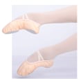Miniatyrbillede 4 af 5: Balletdanseresko Split Sole Flat Gymnastik Danse Slippers