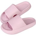 Miniatyrbillede 1 af 7: Cloud Sliders til kvinder og mænd, skridsikre badeværelses slippers til kvinder om sommeren, bløde flip flop pude sliders, platform pool sliders brusebadssko til indendørs Pink 1 5.5 to 6.5 UK