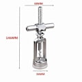 Miniatyrbillede 2 af 5: Bell Proptrækker med PullerCross Proptrækker Vinproptrækker Rustfrit Stål Vinproptrækker