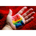Pikkukuva 6 / 7: 5 kpl biseksuaali ylpeys sydänmuotoinen rintaneula rintaneulat lippu rintaneula rintaneulat Rainbow 5pcs