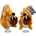 Miniatyrbillede 2 af 5: Animal Doll Ice Age Scrat Squirrel Plys Legetøj Baby (Mandlig Egern, 10,6 Tommer)