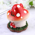 Miniatyrbild 4 av 8: Miniatyr svamp prydnad terrarium tillbehör svamp hus miniatyr svamp hus statyer tillbehör för terrarium dekor glas prydnader Red