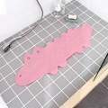 Miniatyrbillede 3 af 5: Børne Anti-Slip Badekar Måtte Brusebad Maskinvaskbar, krokodillemønster Pink