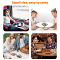 Pikkukuva 7 / 8: Deluxe 2-in-1 shakki ja shakki - magneettinen taittuva shakkilauta