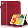 Miniatyrbillede 5 af 5: 10,2 tommer 9/8/7. generation iPad etui - Premium læderetui med automatisk søvn/vågnefunktion til iPad Air Red