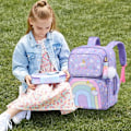 Miniatyrbilde 2 av 6: Ryggsekk for jenter, skolesekker for tenåringer, barneskole ryggsekk, studentsekk, stor kapasitet, boksekk, reisesekk for bærbare datamaskiner for barn 5-12 år purple M