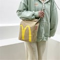 Miniatyrbild 3 av 5: 2024 Realistisk McDonalds Ryggsäck/Messenger Väska - Snabbmatspresenter Axelväska Student Fritid Messenger Bag