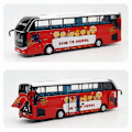 Miniatyrbillede 1 af 5: 1/50 Setra Luksus Coach Bus Legetøjsbil Die-Cast Miniature Model Træk Tilbage Lyd & Lys Uddannelsesmæssig Samling Gave Til Drenge Børn Tour Bus
