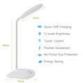 Pikkukuva 2 / 8: INF LED-pöytävalaisin, kääntyvä, himmennettävä, paristokäyttöinen, valkoinen