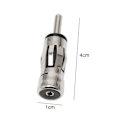 Miniatyrbillede 2 af 5: Generisk Bilradio Antenne Adapter Universal ISO Stik til DIN Stik Konnektor