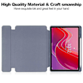 Miniatyrbild 4 av 5: Fodral för Lenovo Tab M11 (xiaoxin Pad 11 2024) Pu+akryl Tablet Ställ Skydd med Bluetooth Tangentbord Purple Style E Lenovo Tab M11 (Xiaoxi