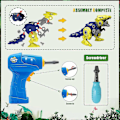 Miniatyrbillede 3 af 3: Dinosaur Robot Sæt Legetøj til Børn med Elektrisk Boremaskine 5 i 1 Transformers Dinosaur Legetøjssæt Dinosaur Samlesæt