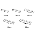 Miniatyrbilde 1 av 4: 20/30/40/50/60cm Rektangulær Gulvrist i 304 Rustfritt Stål - Bad, Dusj, Offentlig Dusj 40cm