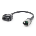 Miniatyrbilde 4 av 5: 6PIN til 16PIN Diagnostisk OBD2 Kabeladapter OBDII Skanner Erstatning for CAN AM ATV UTV Motorsykkel Sykkelverktøy
