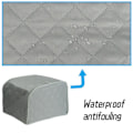 Miniatyrbild 5 av 5: Dammskydd för brödrost, Toasteröverdrag, Skydd för 2/4-slits Rost grey M