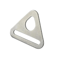 Miniatyrbilde 4 av 5: 10 stk Justerbar Trekant med Stang Svingbar Klips D Dee Ring Spenne Støpt 25mm
