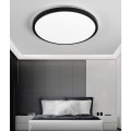 Miniatyrbilde 3 av 3: Ultraflat LED-taklampe med indirekte bakgrunnsbelysning, integrert