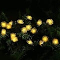 Miniatyrbilde 3 av 4: Solcelled Julelys, 30 LED Vanntette Rosehagedekorasjoner Warm White
