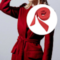Miniatyrbild 4 av 5: Dam Kepsnäckesrock Bälte Midjebälte Brett Midjebälte Mångsidigt Midjebälte Sash Trenchcoat Bälte Långt Nog För Kappor Shopping red